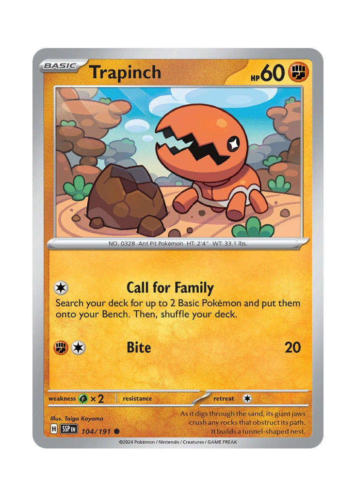 Trapinch – Surging Sparks (104)