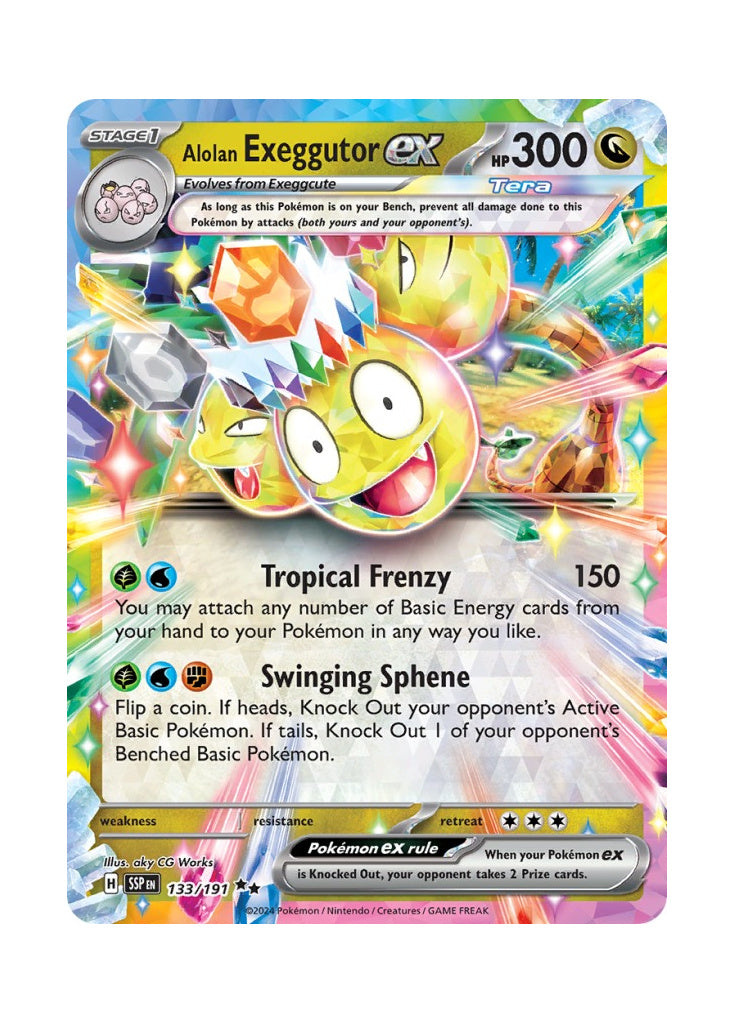 Alolan Exeggutor ex – Surging Sparks (133)