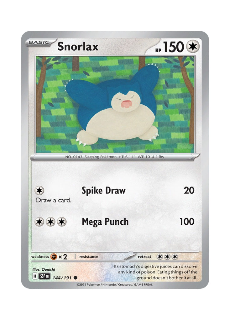 Snorlax – Surging Sparks (144)