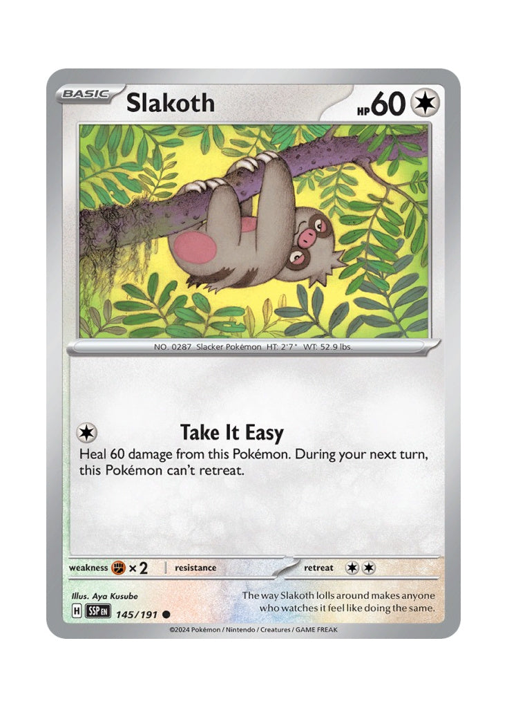 Slakoth – Surging Sparks (145)