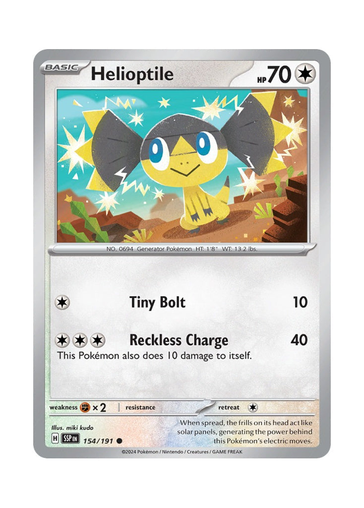 Helioptile – Surging Sparks (154)