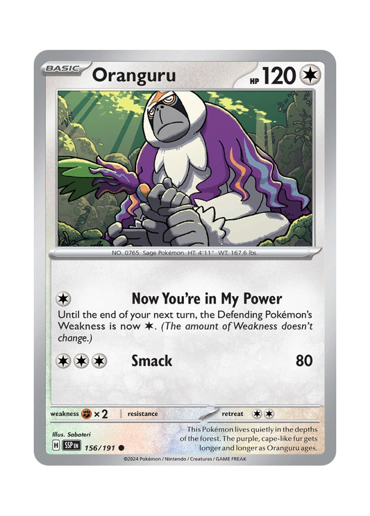 Oranguru – Surging Sparks (156)