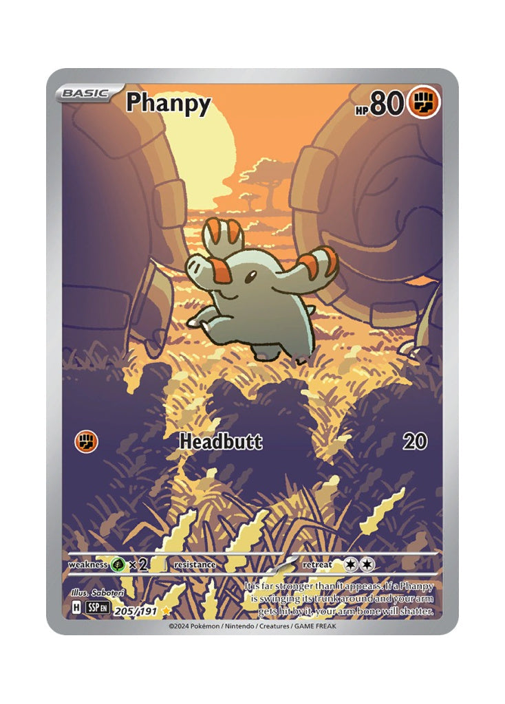 Phanpy – Surging Sparks (205)