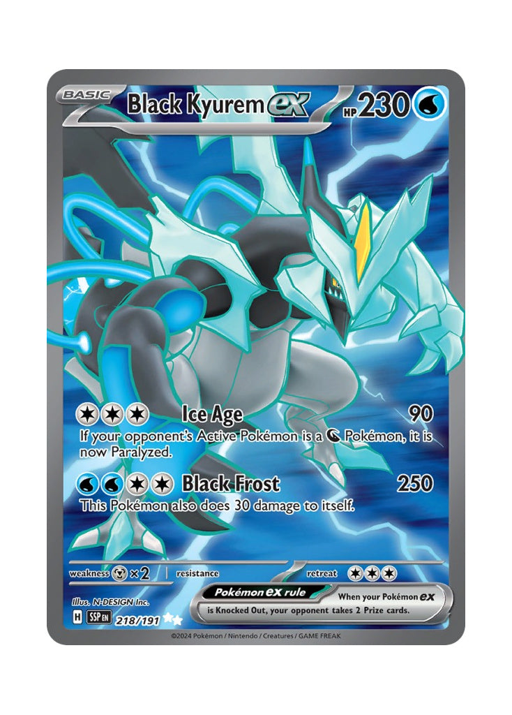 Black Kyurem ex – Surging Sparks (218)