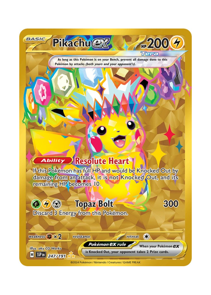 Pikachu ex – Surging Sparks (247)