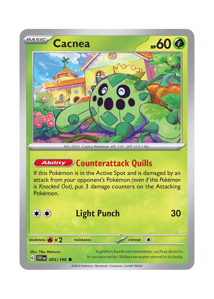 Cacnea – Scarlet & Violet (005)