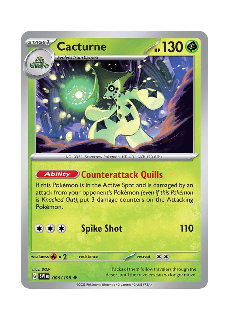 Cacturne – Scarlet & Violet (006)