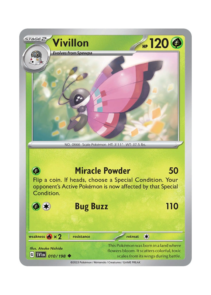 Vivillon – Scarlet & Violet (010)