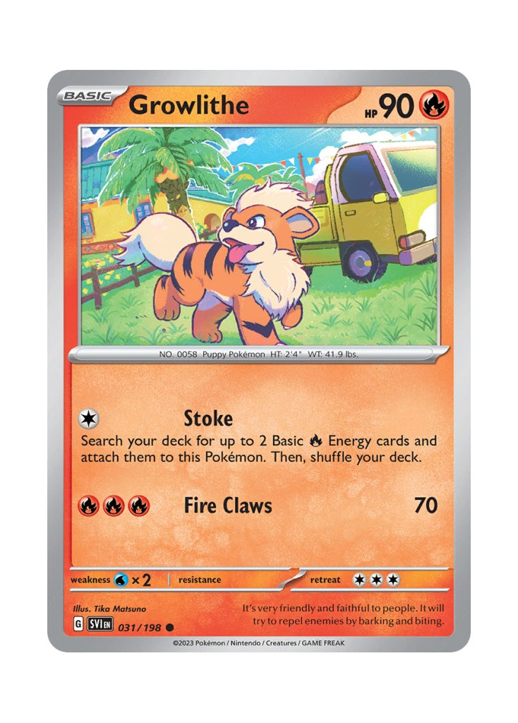 Growlithe – Scarlet & Violet (031)