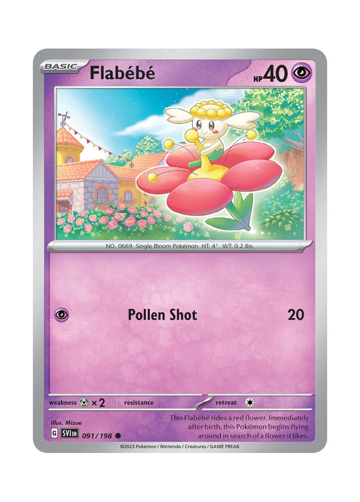 Flabébé – Scarlet & Violet (091)