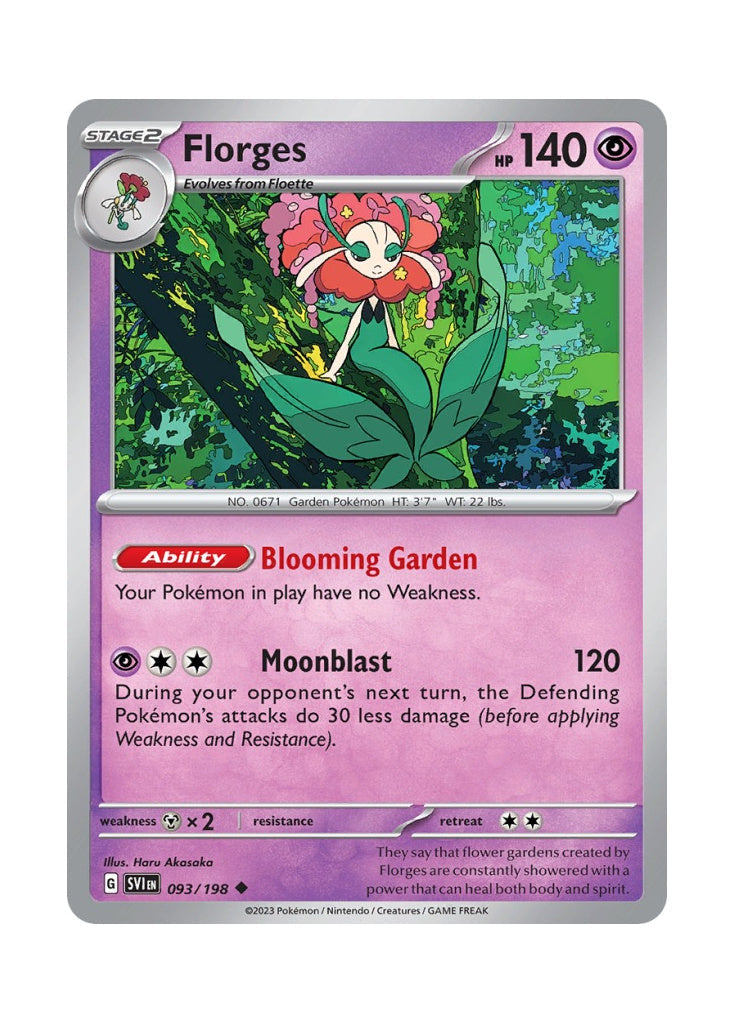 Florges – Scarlet & Violet (093)