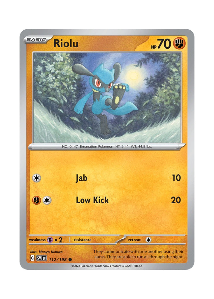 Riolu – Scarlet & Violet (112)