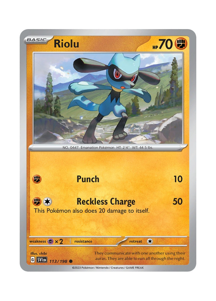 Riolu – Scarlet & Violet (113)