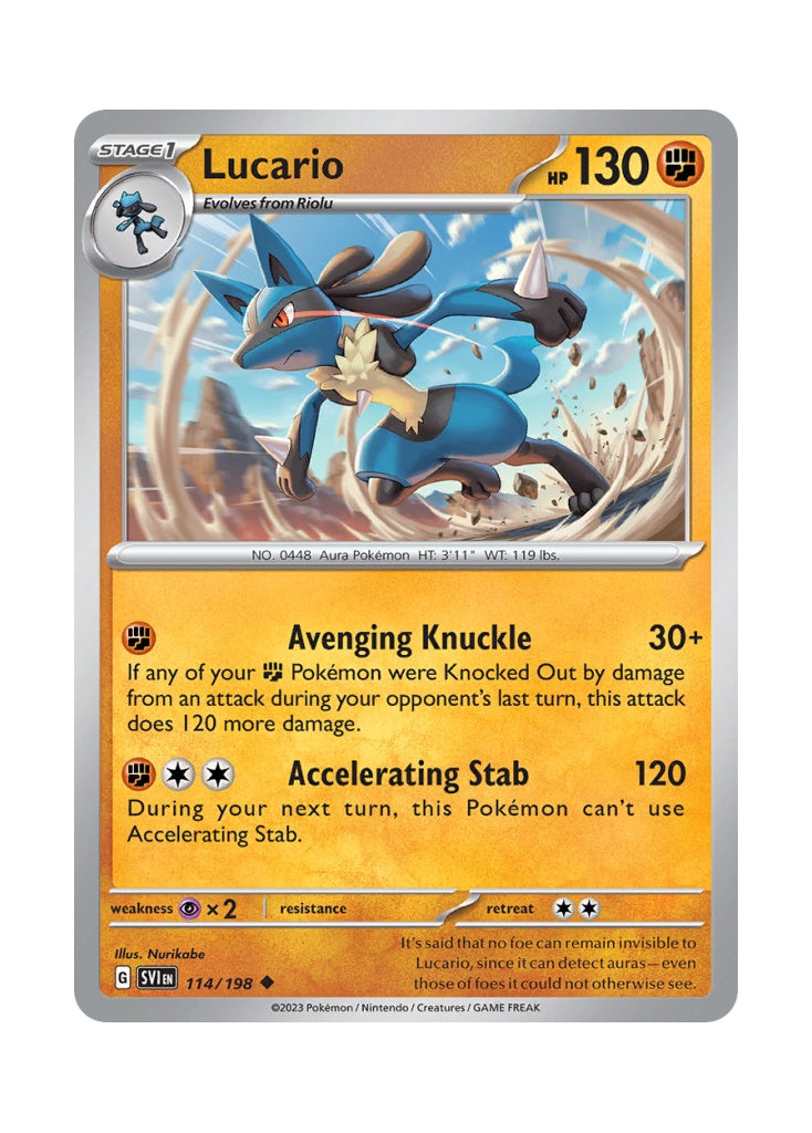 Lucario – Scarlet & Violet (114)