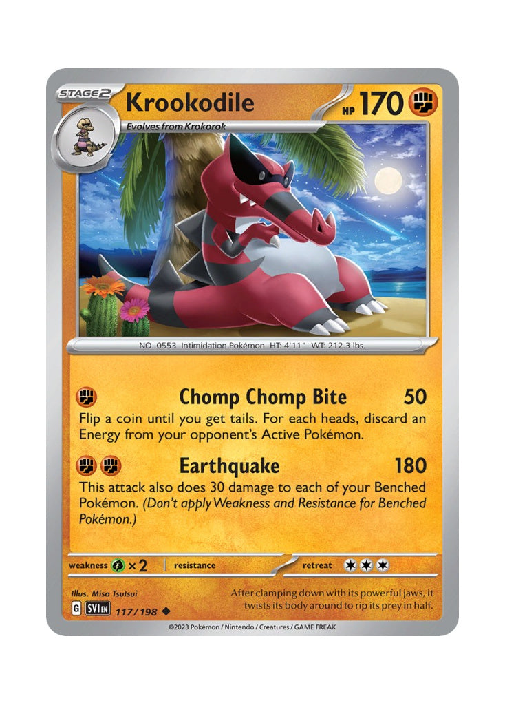 Krookodile – Scarlet & Violet (117)
