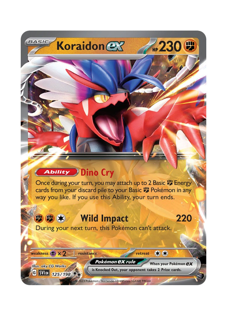 Koraidon ex – Scarlet & Violet (125)