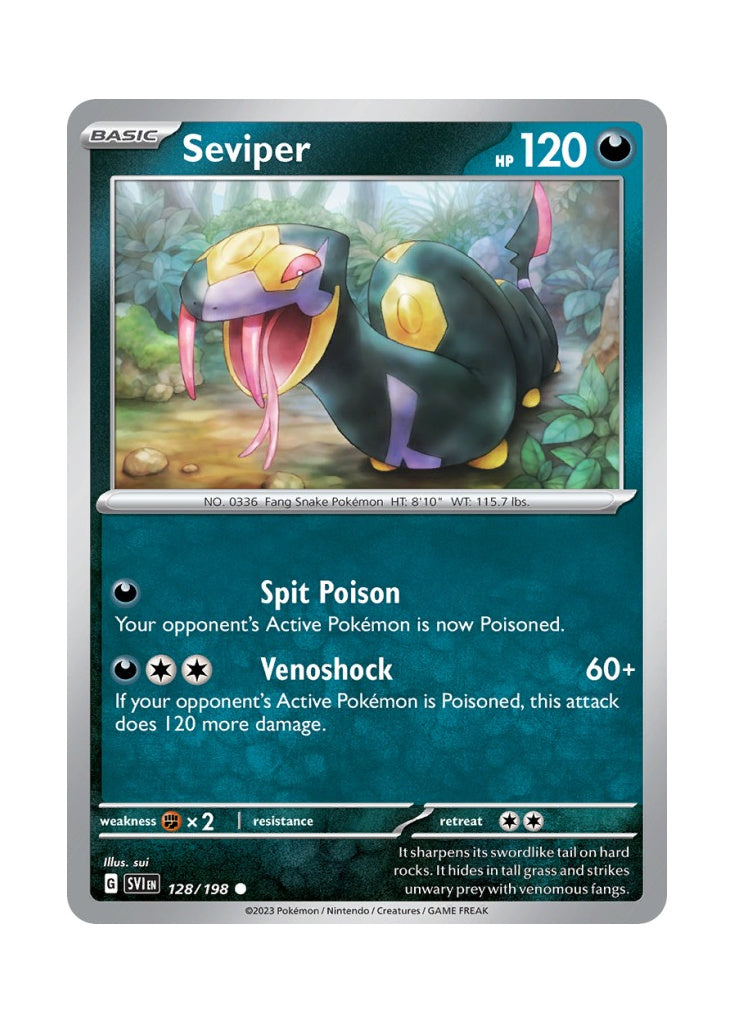 Seviper – Scarlet & Violet (128)