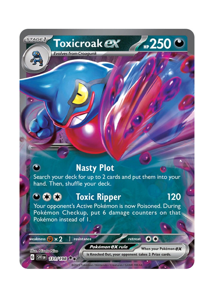 Toxicroak ex – Scarlet & Violet (131)