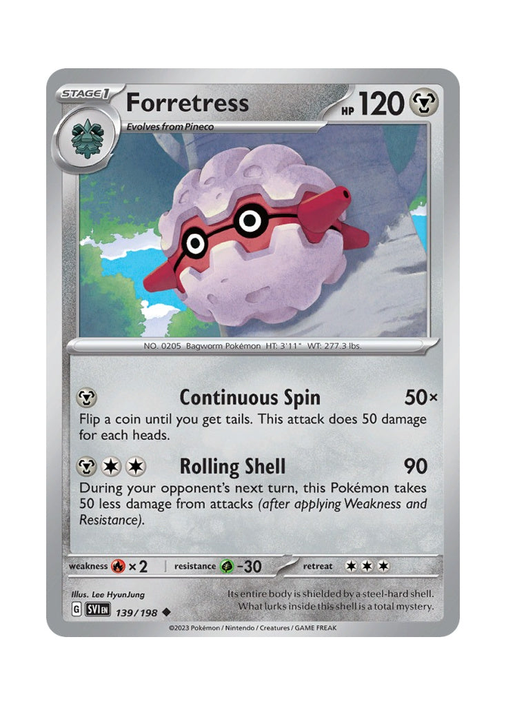 Forretress – Scarlet & Violet (139)