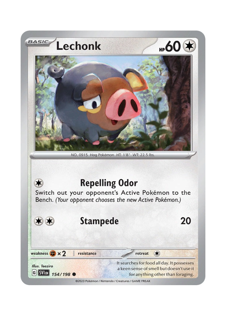 Lechonk – Scarlet & Violet (154)