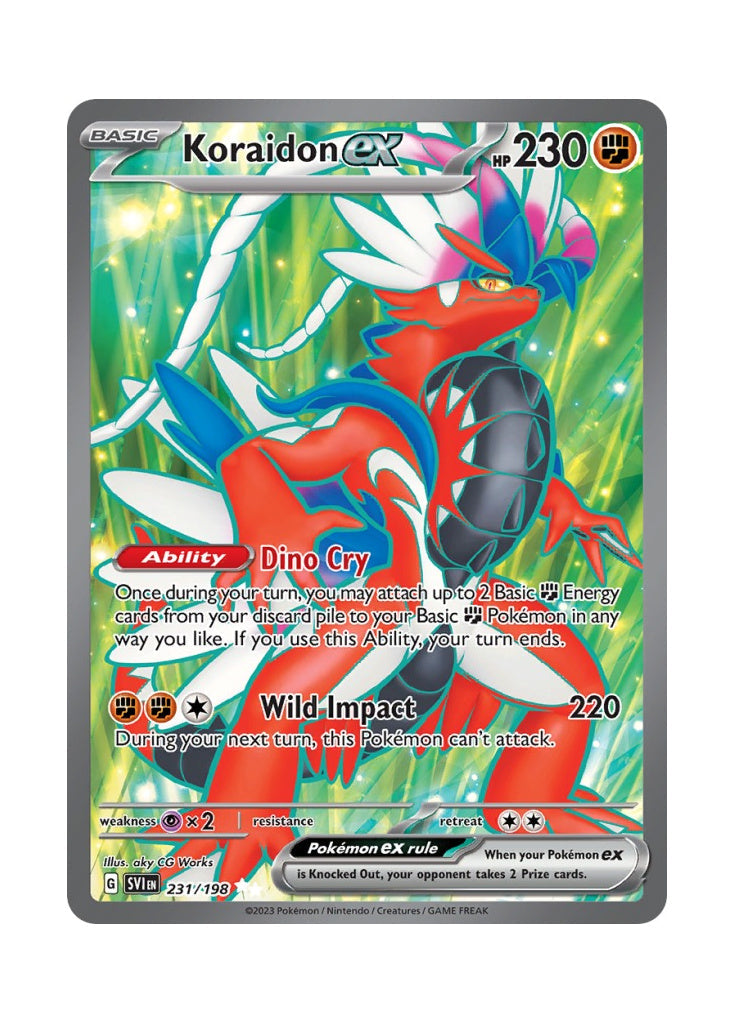 Koraidon ex – Scarlet & Violet (231)