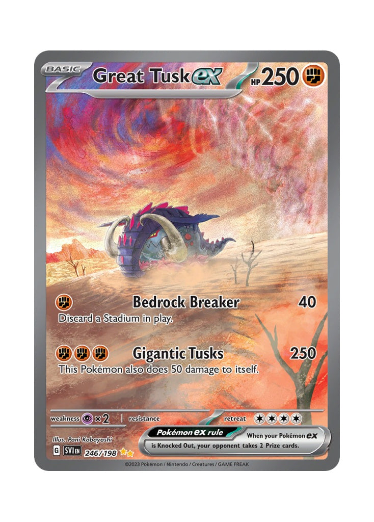Great Tusk ex – Scarlet & Violet (246)