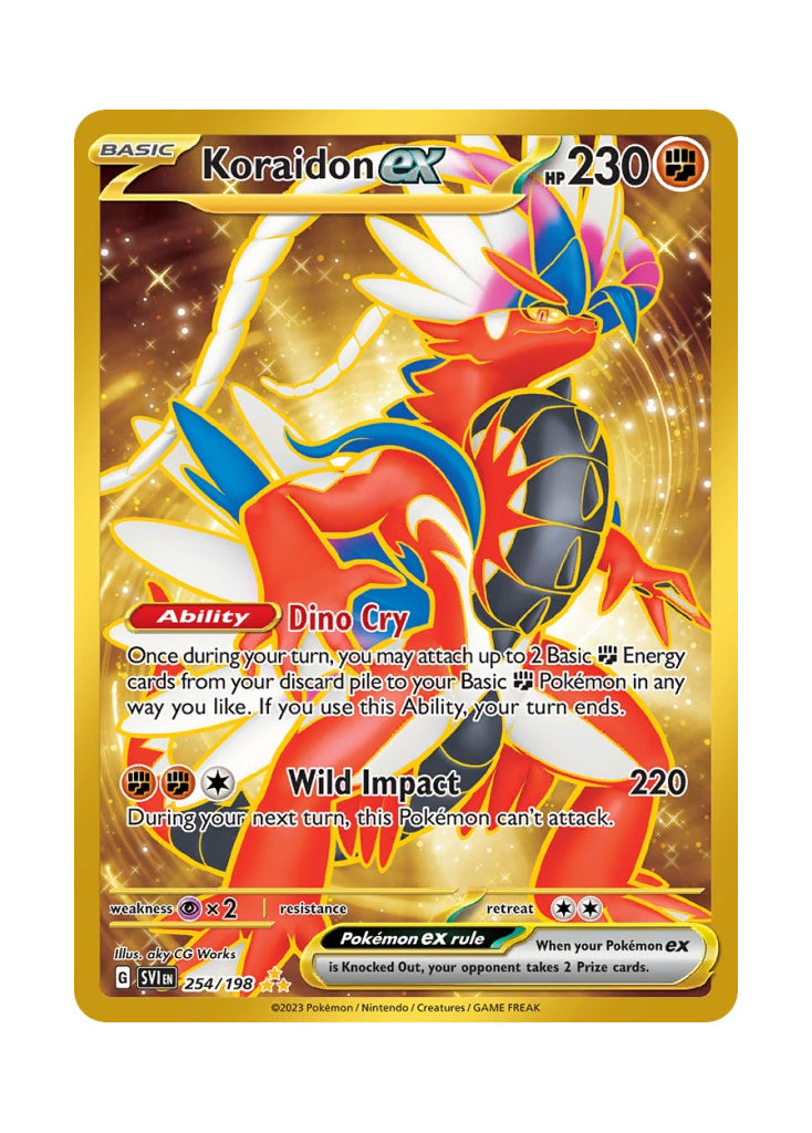 Koraidon ex – Scarlet & Violet (254)