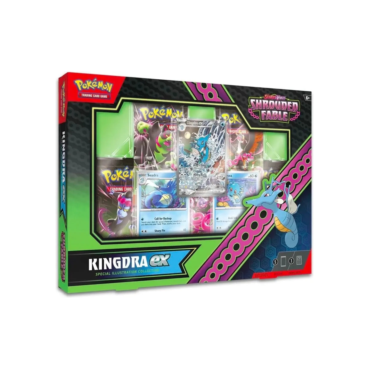 Shrouded Fable Kingdra ex Special Illustration Collection (Sealed) — English — Cardelle