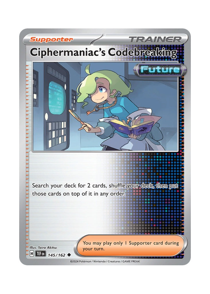 Ciphermaniac’s Codebreaking – Temporal Forces (145)
