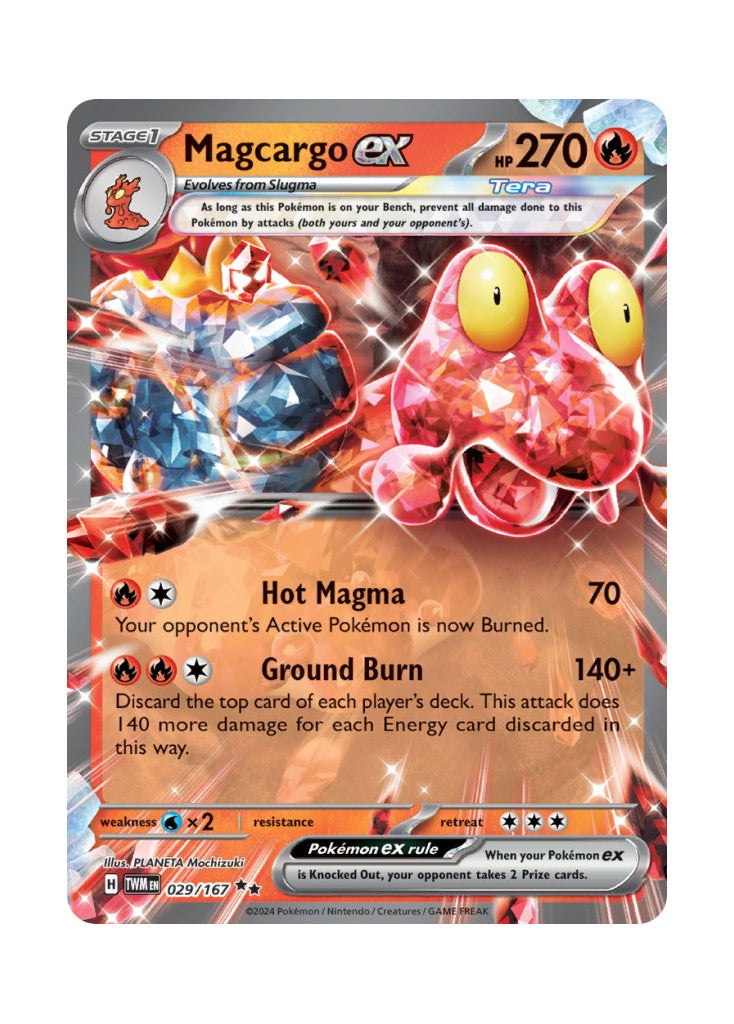 Magcargo ex – Twilight Masquerade (029)