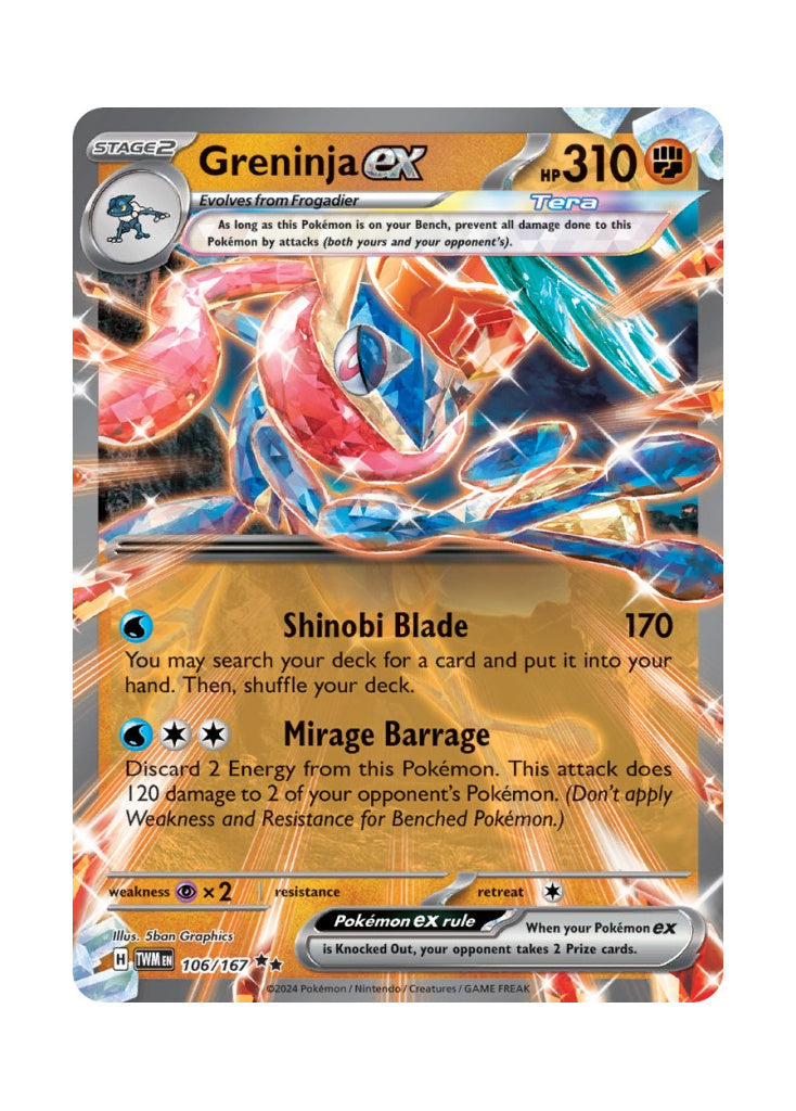 Greninja ex – Twilight Masquerade (106)