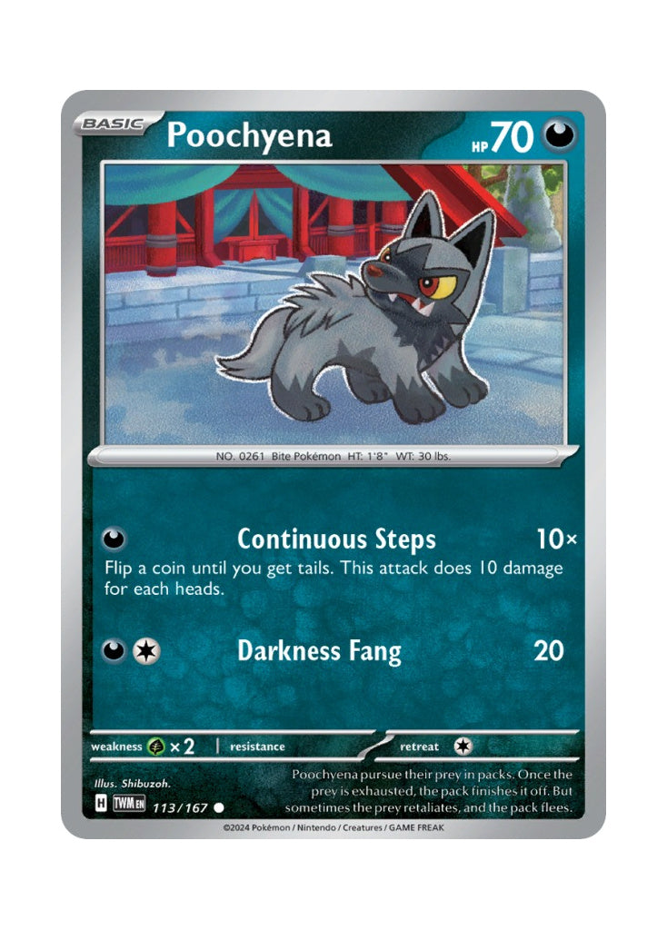 Poochyena – Twilight Masquerade (113)