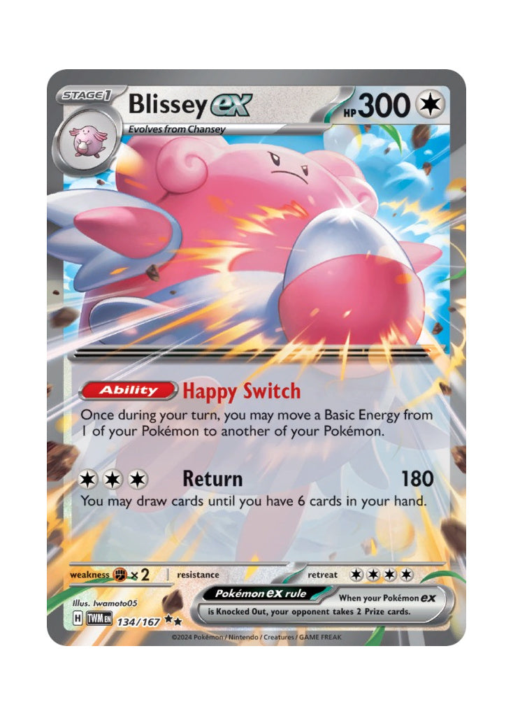 Blissey ex – Twilight Masquerade (134)