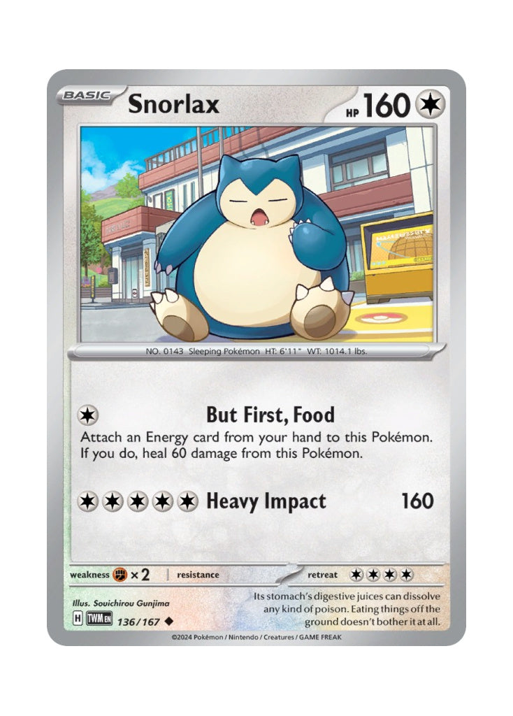 Snorlax – Twilight Masquerade (136)