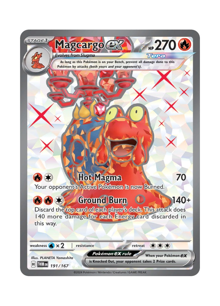 Magcargo ex – Twilight Masquerade (191)