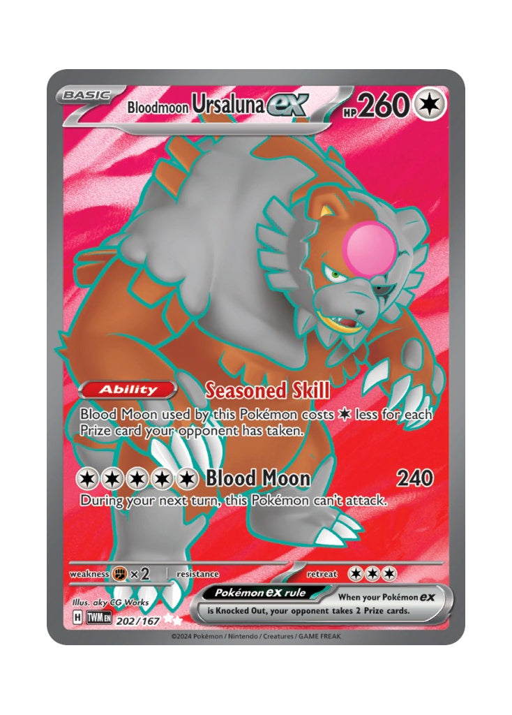 Bloodmoon Ursaluna ex – Twilight Masquerade (202)