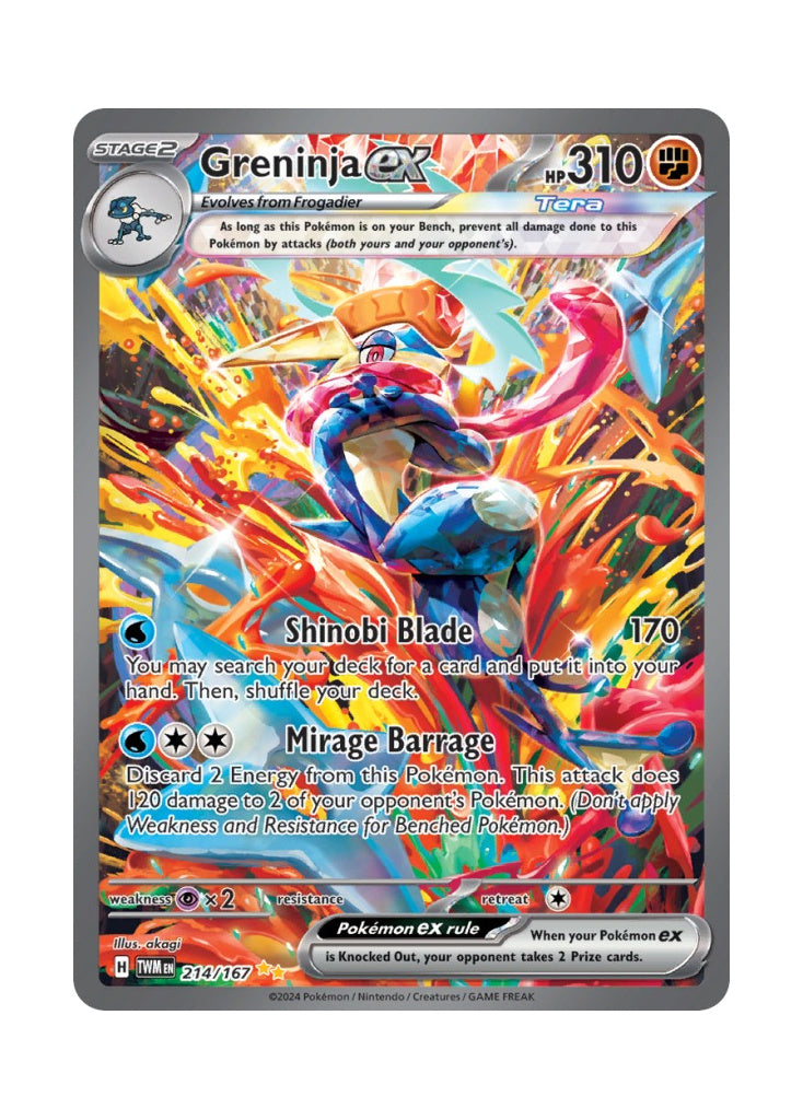 Greninja ex – Twilight Masquerade (214)