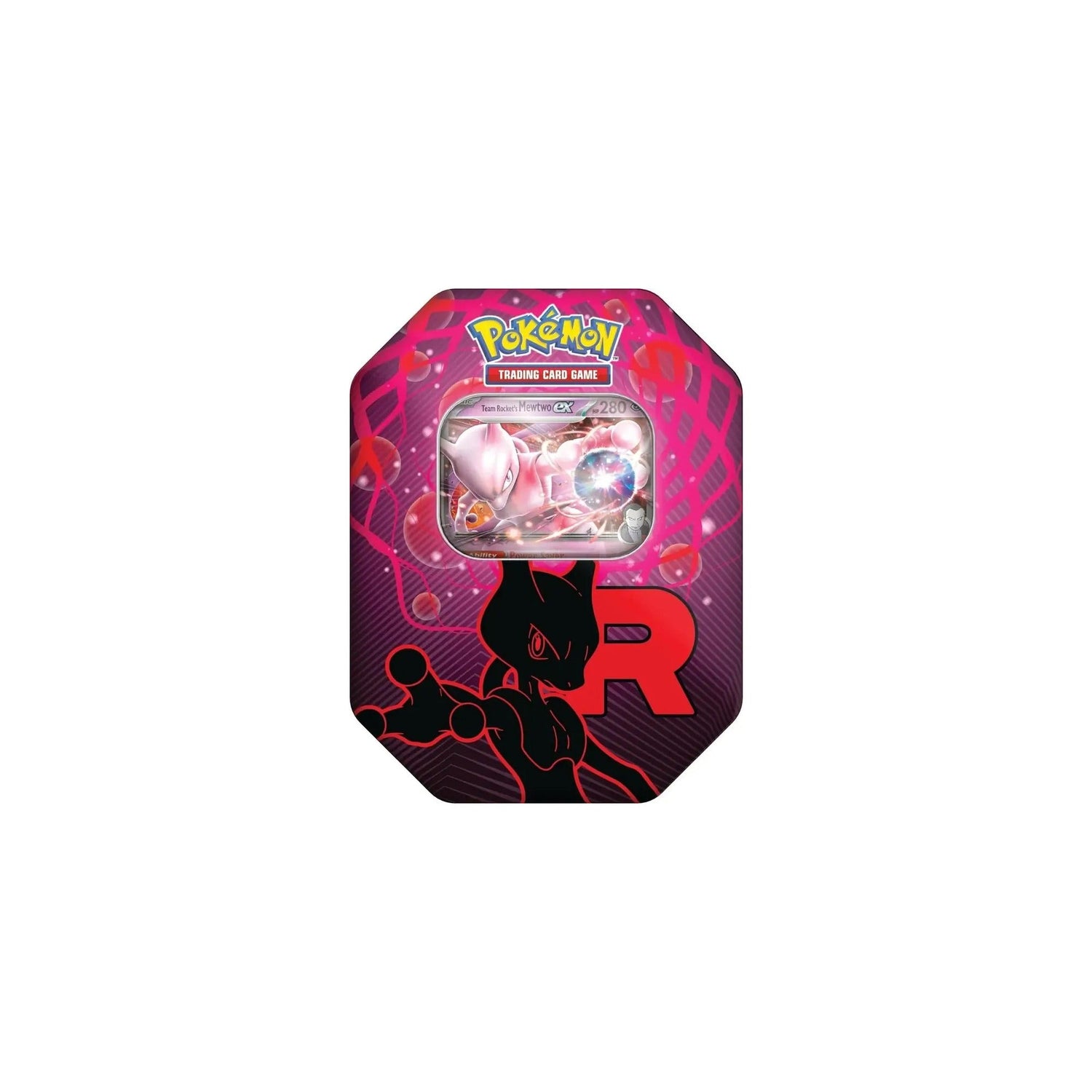 Team Rocket Tin Team Rocket's Mewtwo ex (Vertical)