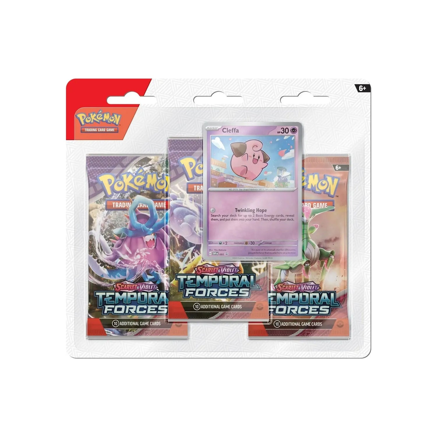 Temporal Forces 3-Pack Blister — Cleffa (Sealed) — English — Cardelle
