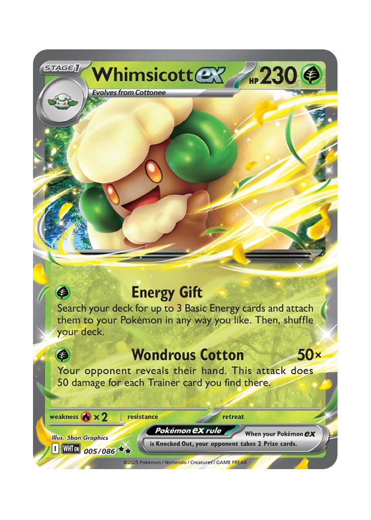 Whimsicott ex – White Flare (005)