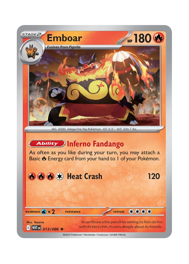 Emboar – White Flare (013)