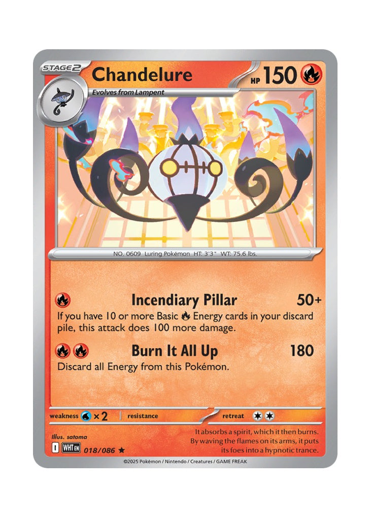 Chandelure – White Flare (018)