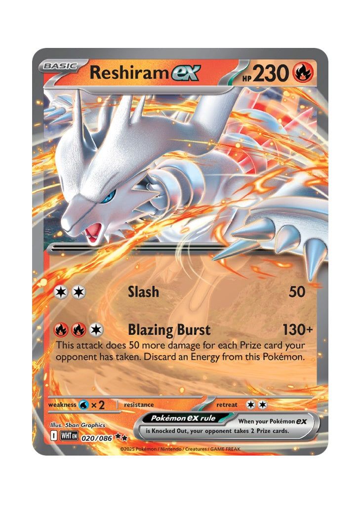 Reshiram ex – White Flare (020)