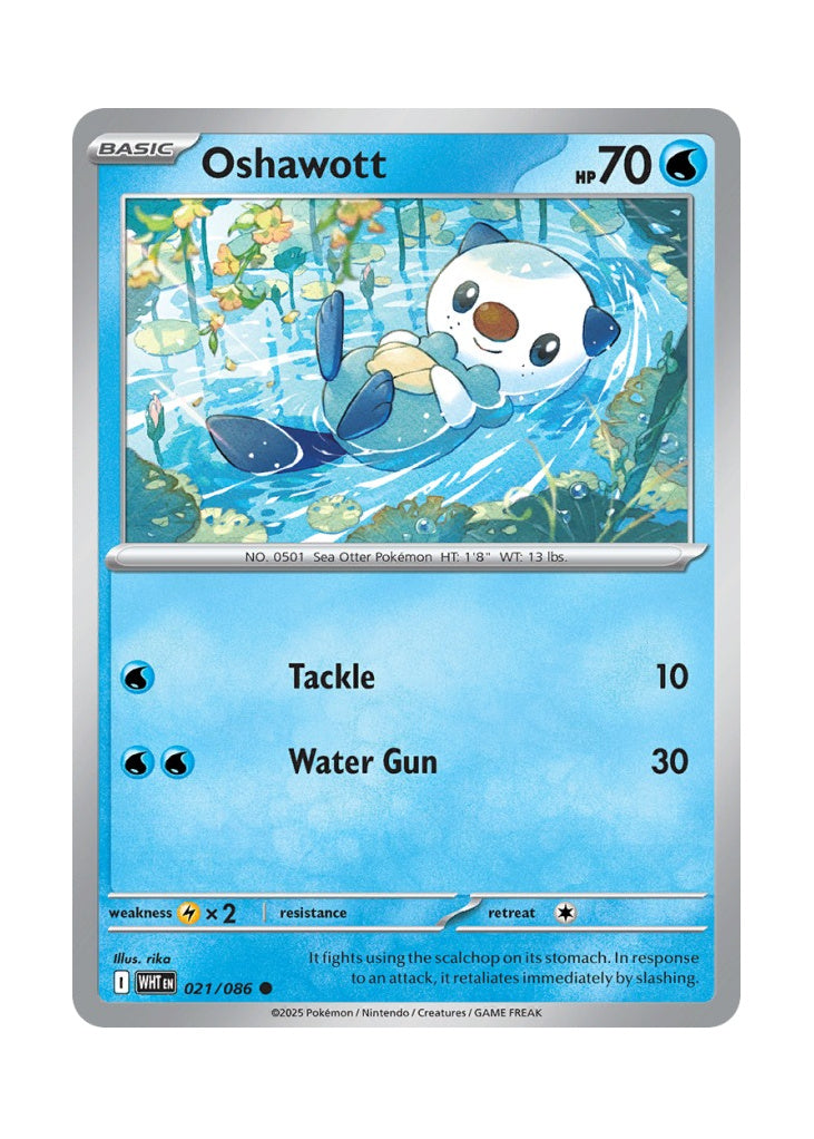 Oshawott – White Flare (021)