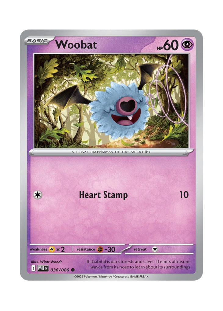 Woobat – White Flare (036)