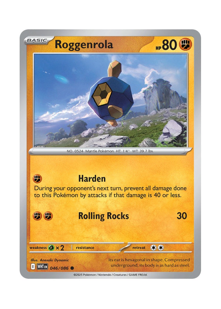 Roggenrola – White Flare (046)