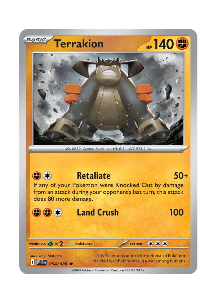 Terrakion – White Flare (054)