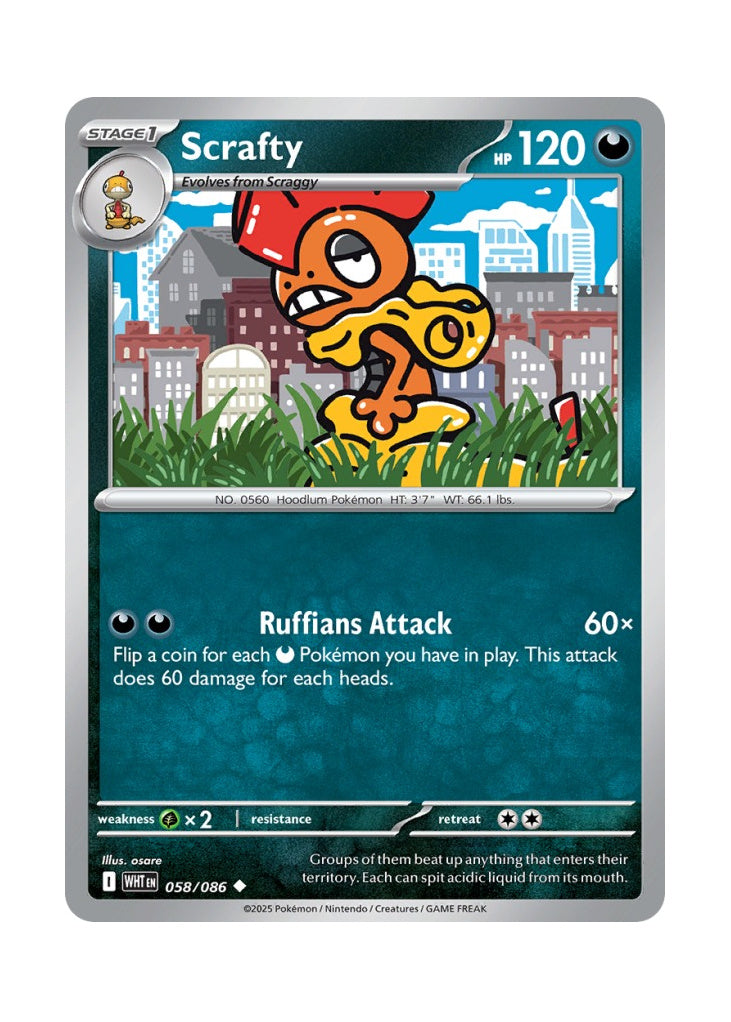 Scrafty – White Flare (058)