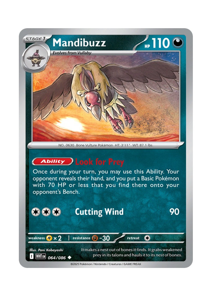 Mandibuzz – White Flare (064)