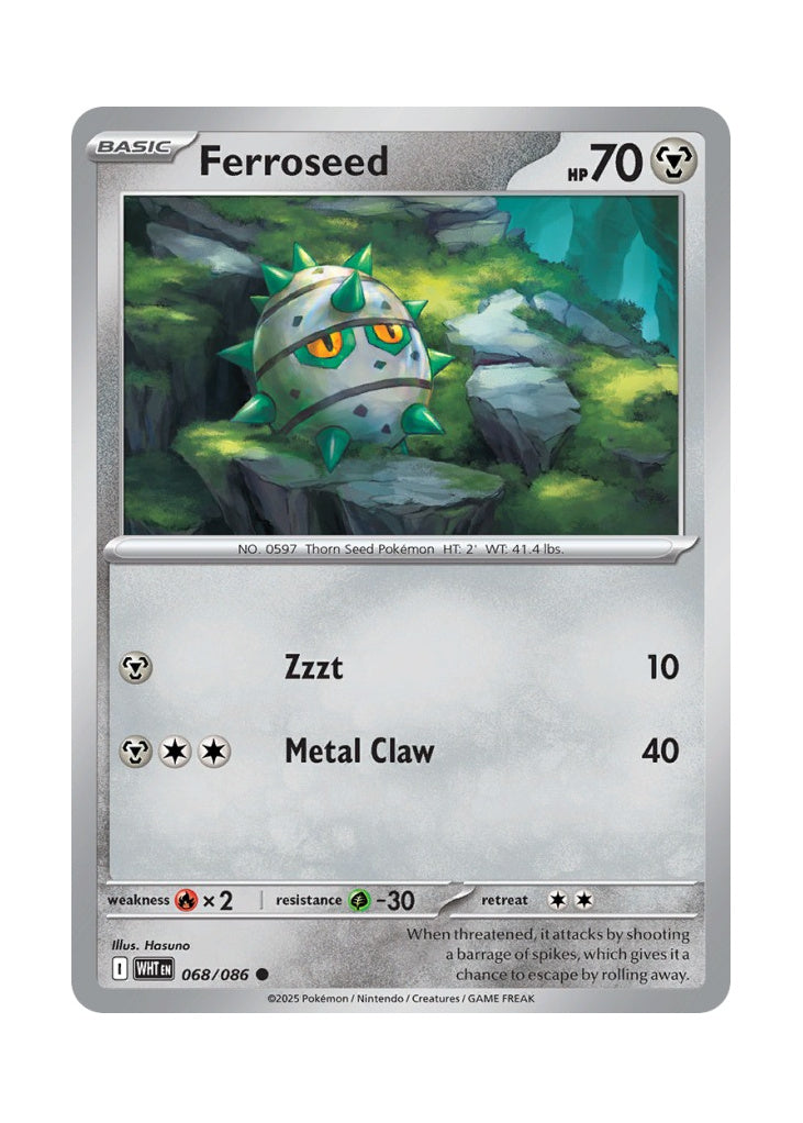 Ferroseed – White Flare (068)